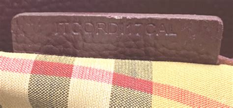 burberry bag serial number